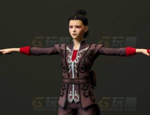 玩酷CG网—中国女C4D模型