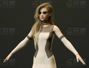 玩酷CG网—白富美C4D模型