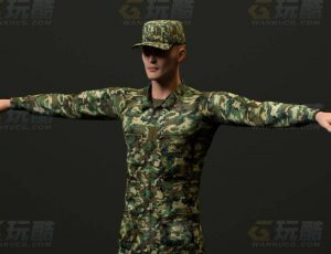 玩酷CG网—兵2C4D模型