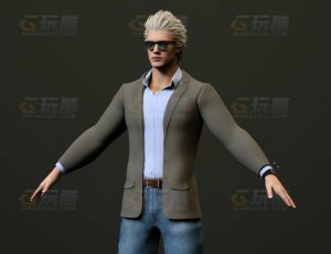 玩酷CG网—大帅哥2C4D模型