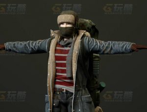 玩酷CG网—冬季旅行者C4D模型