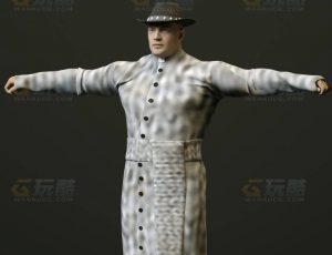 玩酷CG网—肥胖侦探C4D模型