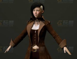 玩酷CG网—个性女侦探C4D模型