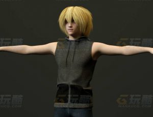 玩酷CG网—黄毛小子C4D模型