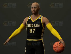 玩酷CG网—篮球运动员C4D模型