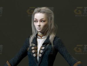 玩酷CG网—美艳美女C4D模型