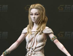 玩酷CG网—女囚犯C4D模型