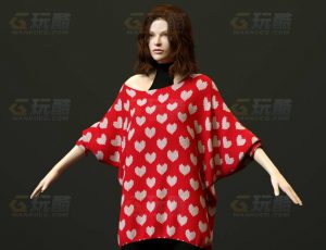 玩酷CG网—少女3C4D模型