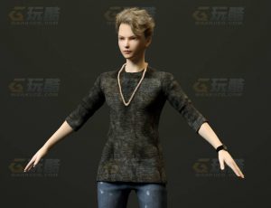 玩酷CG网—帅哥1C4D模型