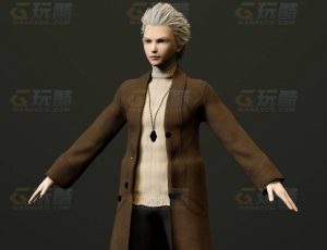 玩酷CG网—帅哥3C4D模型