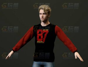 玩酷CG网—帅哥4C4D模型