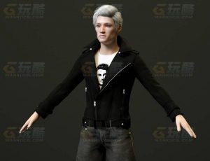 玩酷CG网—帅哥5C4D模型