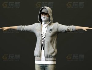 玩酷CG网—嘻哈小哥C4D模型