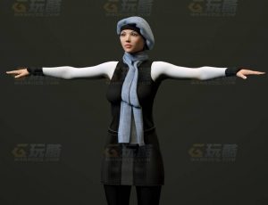 玩酷CG网—小贵妇C4D模型