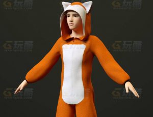 玩酷CG网—小男孩C4D模型