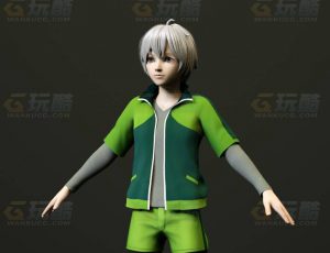 玩酷CG网—小男孩2C4D模型