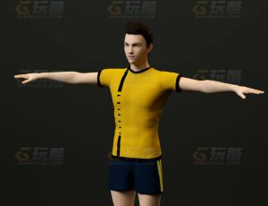 玩酷CG网—休闲男C4D模型