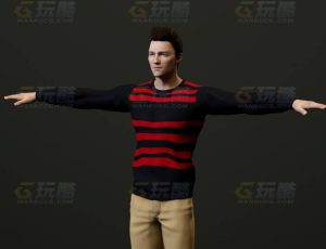 玩酷CG网—休闲男2C4D模型