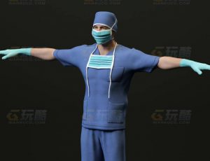 玩酷CG网—医生C4D模型