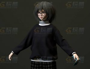 玩酷CG网—游戏宅女C4D模型