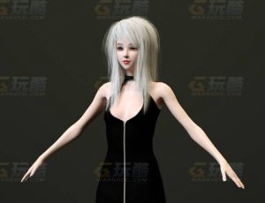 玩酷CG网—御姐C4D模型
