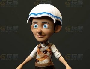 玩酷CG网—中年男人C4D模型