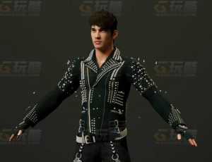 玩酷CG网—重金属男C4D模型