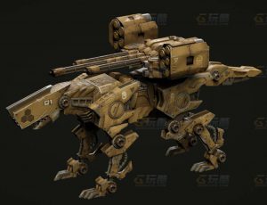 玩酷CG网—豹子机器C4D模型