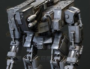 玩酷CG网—大型机甲C4D模型