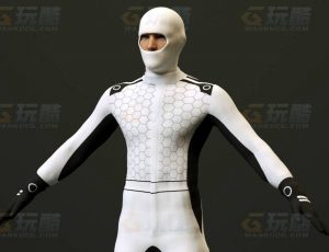 玩酷CG网—防毒员C4D模型