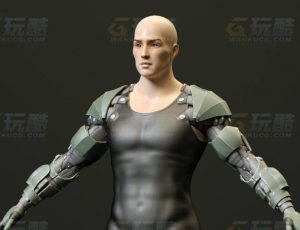 玩酷CG网—改造人3C4D模型