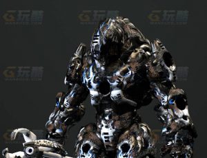 玩酷CG网—海王战甲C4D模型