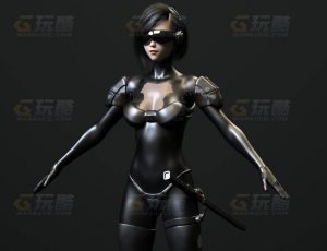 玩酷CG网—合金女C4D模型