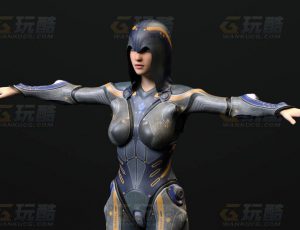 玩酷CG网—火星战士C4D模型