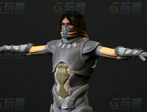 玩酷CG网—机甲人C4D模型