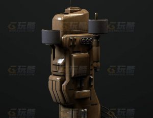 玩酷CG网—机器人1C4D模型