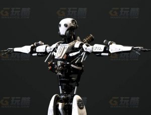 玩酷CG网—机器人1号C4D模型
