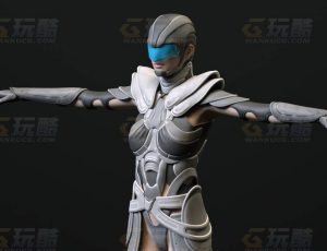 玩酷CG网—巨型改造人C4D模型