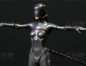 玩酷CG网—猫女C4D模型
