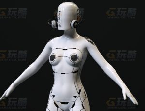 玩酷CG网—纳米机器人7C4D模型