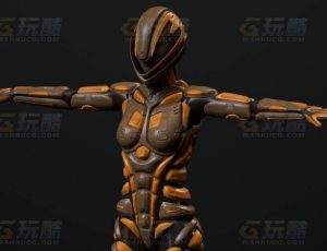 玩酷CG网—纳米机器人10C4D模型