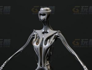 玩酷CG网—纳米机器人身体C4D模型