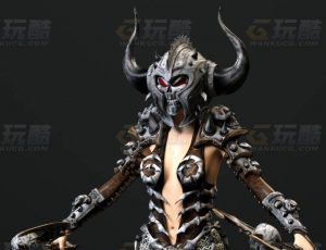 玩酷CG网—牛头战士C4D模型