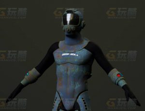 玩酷CG网—潜水员C4D模型