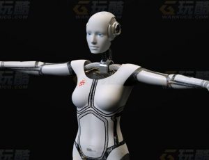 玩酷CG网—人造人2号C4D模型