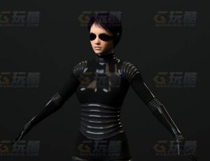 玩酷CG网—赛博间谍C4D模型