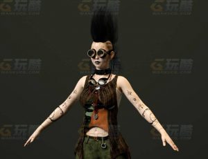 玩酷CG网—扫把发男C4D模型