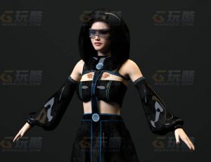 玩酷CG网—神秘人C4D模型