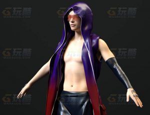 玩酷CG网—神秘赛博人C4D模型