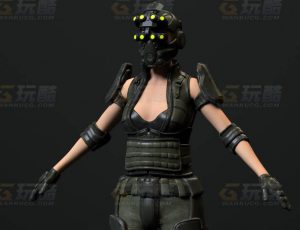 玩酷CG网—武装战警C4D模型